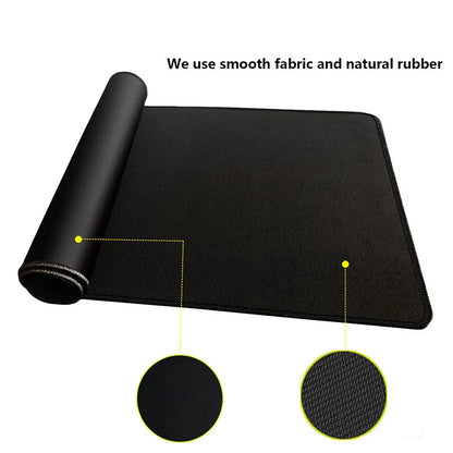 Black and White Lines Mousepad HD Printing Computer Alfombrilla Gaming Mouse Pad Keyboard PC Tapis De Souris Mausepad Deskmat