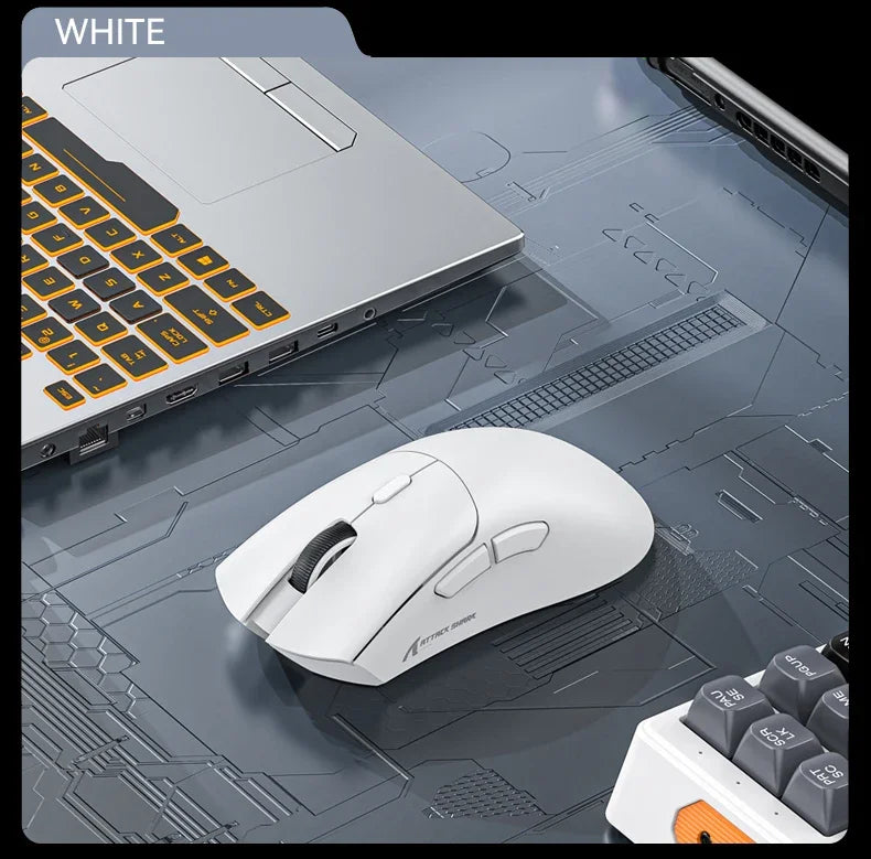 Attack Shark R1 Wireless gamer mouse,PAW3311 1KHZ 18000dpi,Bluetooth Mouse, Macro Gaming Mouse,mouse pad/pc