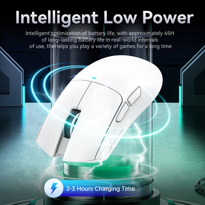 Attack Shark X11 Wireless Mouse,Tri-Mode Connection 2.4GHz/Wired/Bluetooth PAW3311 22000DPI 400IPS RGB  PC Gaming Mouse