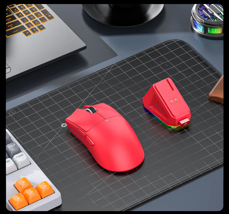 Attack Shark X11 Wireless Mouse,Tri-Mode Connection 2.4GHz/Wired/Bluetooth PAW3311 22000DPI 400IPS RGB  PC Gaming Mouse